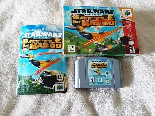 Star Wars Battle for Naboo N64 CIB