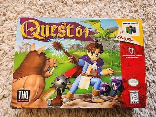 Quest 64 Complete With Box And Manuals