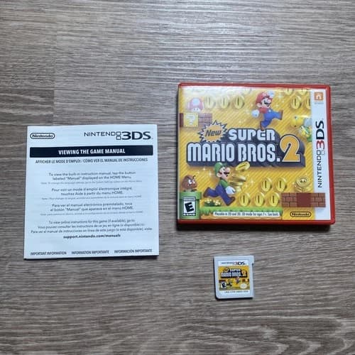 New Super Mario Bros. 2 (Nintendo 3DS, 2012) Complete!