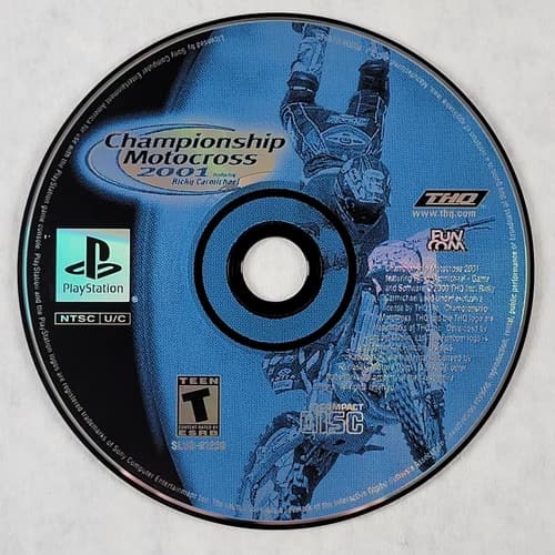 Championship Motocross 2001 - Loose Sony PS1 Playstation 1 Disc