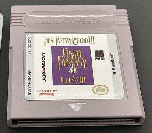 Nintendo Game Boy Gameboy Final Fantasy Legend III 3 Authentic TESTED Cart Only!
