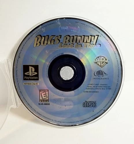 Bugs Bunny: Lost in Time (PlayStation 1 PS1) - Disc Only - Tested & Works