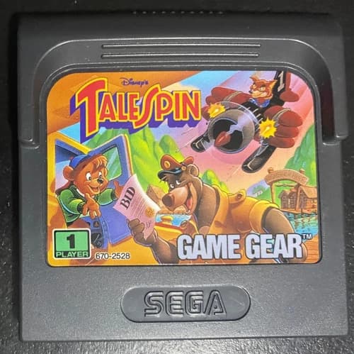 TaleSpin - Sega Game Gear - Sega - Good Condition
