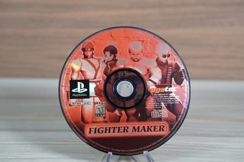 Fighter Maker (Sony PlayStation 1, 1999) PS1 Disc Only NICE!!