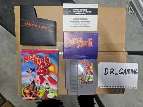 Mega Man 6 NES CIB with manual Nintendo