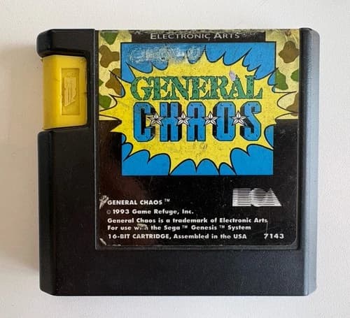 General Chaos (Sega Genesis, 1993) Authentic Tested Working