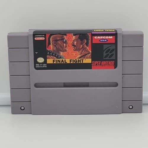Final Fight Super Nintendo SNES Authentic Game Cartridge Tested Working