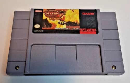 Samurai Shodown (SNES, 1994) Super Nintendo | Cleaned & Tested | Authentic