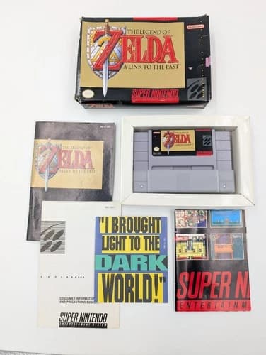 The Legend of Zelda: A Link to the Past (SNES, 1992) CIB No Map (260128)