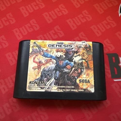 Sunset Riders (Sega Genesis, 1992) Cartridge Only Authentic