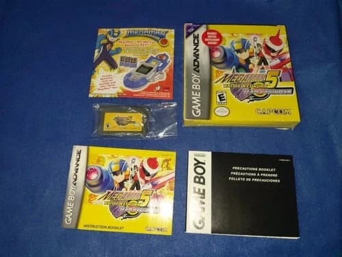 Mega Man Battle Network 5 Team Protoman Complete CIB GameBoy Advance GBA
