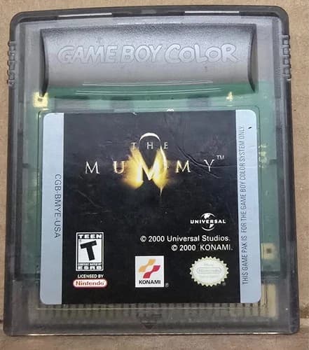 The Mummy Nintendo Game Boy Color Cartridge Only