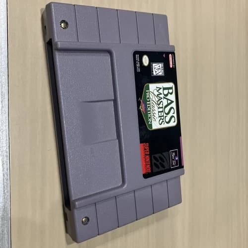 BASS Masters Classic -- Pro Edition (Super Nintendo Entertainment System, 1996)