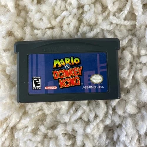 Mario vs. Donkey Kong (Nintendo Gameboy Advance, 2004) GBA Authentic Tested