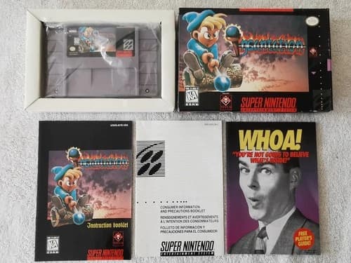 Incantation Super Nintendo SNES Complete in Box CIB Tested Working WATCH VIDEO