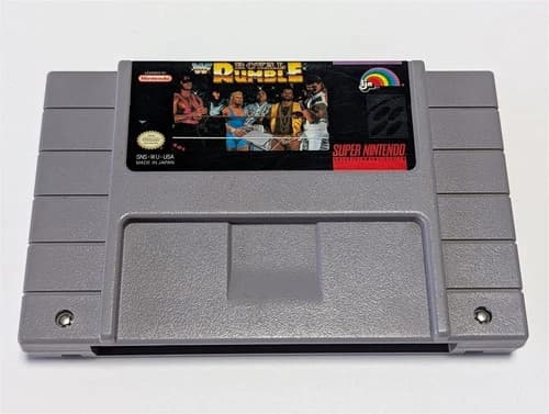 WWF Royal Rumble SNES Super Nintendo Game Cartridge Authentic Tested Works