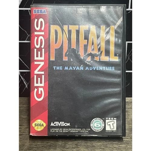 Pitfall: The Mayan Adventure – Sega Genesis – Complete in Box CIB – With Manual