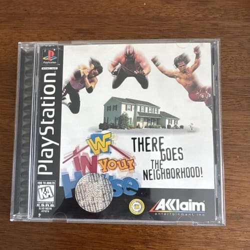 WWF In Your House (PlayStation 1, PS1) Nice CIB Complete Tested WWE Video Game