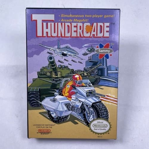 Thundercade Nintendo NES Game 1989 CIB