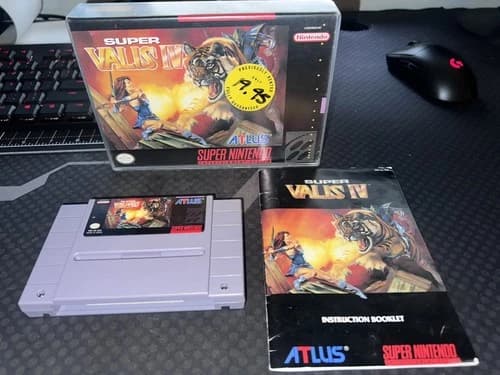 Super Valis IV (Super Nintendo Entertainment System, 1993) *Authentic - Tested*