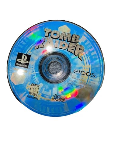 PS1: Tomb Raider (Sony PlayStation 1, 1996) Black Label Disc Only Tested