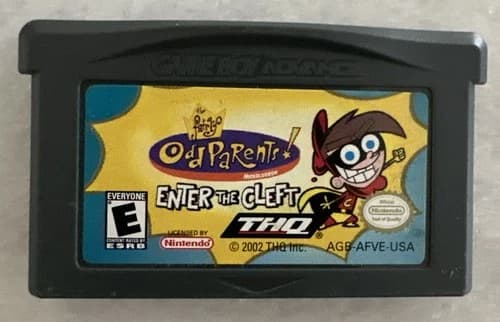 FAIRLY ODD PARENTS ENTER THE CLEFT (NINTENDO GAME BOY ADVANCE, GBA) - CART ONLY