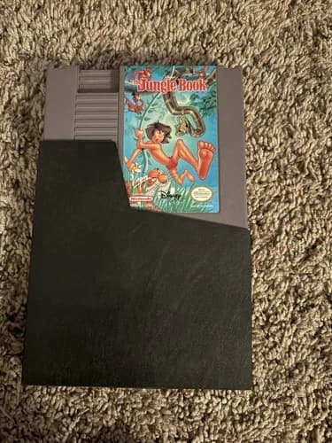Virgin Interactive Disney's The Jungle Book Nintendo NES Platformer Cartridge N…