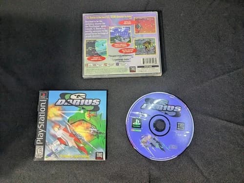 G Darius PS1 (Sony PlayStation 1, 1998) Complete w/ Manual CIB