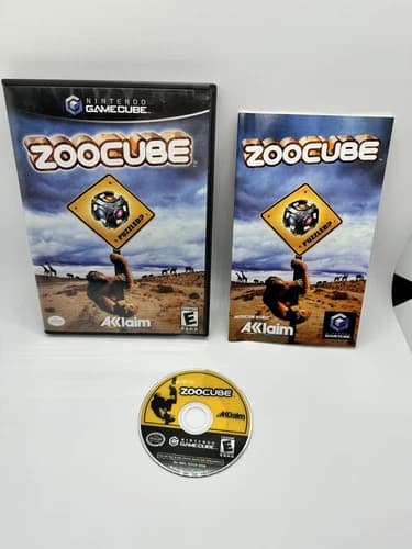 Nintendo GameCube GC Game Zoocube CIB Complete In Box VG!