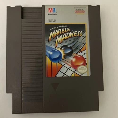Marble Madness Cartridge Only (Nintendo NES, 1989) Tested Classic Puzzle Maze