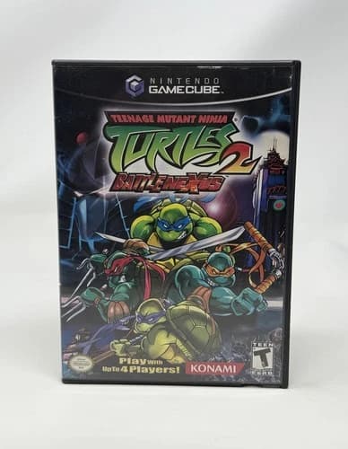 Teenage Mutant Ninja Turtles 2 Battle Nexus GameCube Complete CIB Pristine Discs