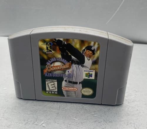 Major League Baseball Featuring Ken Griffey Jr. N64 Authentic Tested And Working