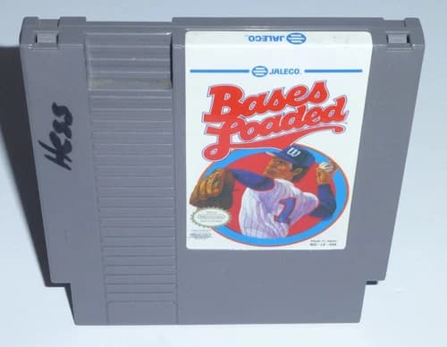 BASES LOADED - Nintendo NES Game (Authentic) Cleaned & Tested