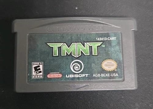 TNMT GameBoy Advance Nintendo Teenage Mutant Ninja Turtles Tested Authentic