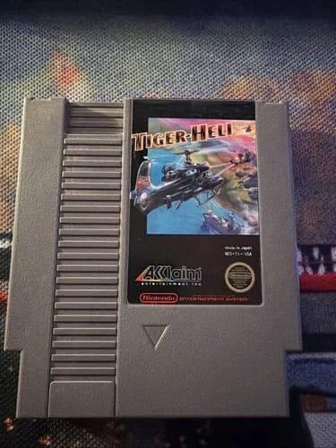 Acclaim Tiger-Heli Nintendo NES Shoot 'em up NTSC-U/C Cartridge