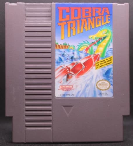 Cobra Triangle (Nintendo Entertainment System, 1989) Authentic, Tested, CLEAN!