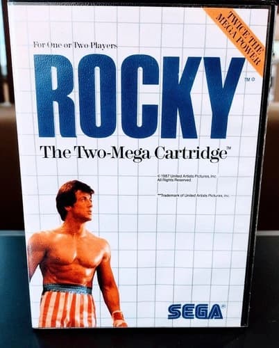 Rocky - Sega Master System | With Manual And Case CIB complete