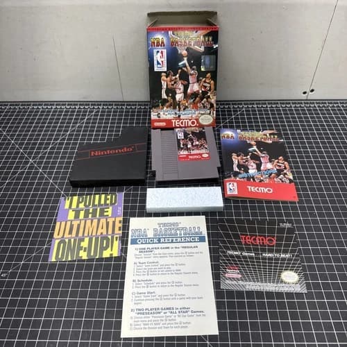 Tecmo NBA Basketball (Nintendo NES, 1992) CIB