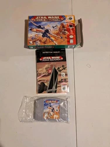 Star Wars-Rogue Squadron - Nintendo 64 (N64) Complete In Box (CIB)