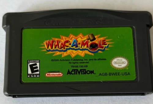 Whac‑A‑Mole (Nintendo Game Boy Advance) – Authentic Cartridge Only