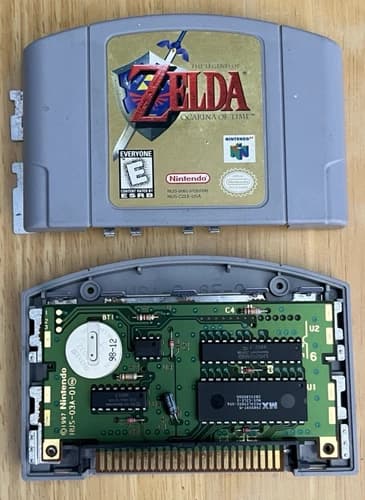 The Legend of Zelda Ocarina of Time N64 Authentic Cart Cleaned, Tested & Working
