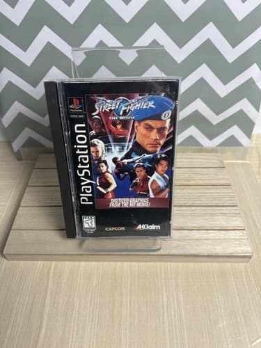 Street Fighter: The Movie - Long Box (PlayStation 1 PS1, 1995) CIB Complete