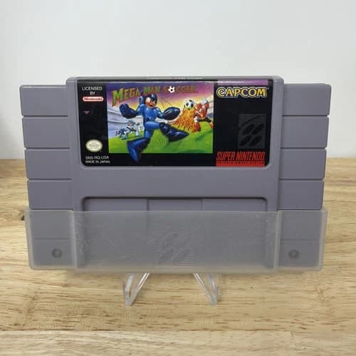 Mega Man Soccer (Super Nintendo SNES) Tested - Authentic