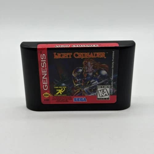 Light Crusader (Sega Genesis, 1995) Game Only | Tested | Authentic