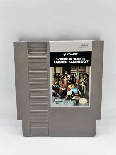 Where in Time is Carmen Sandiego Nintendo NES Cartridge Only