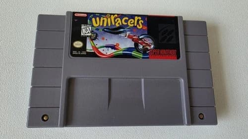 Super Nintendo Uniracers 1994 SNES Tested Working Cartridge Only Clean