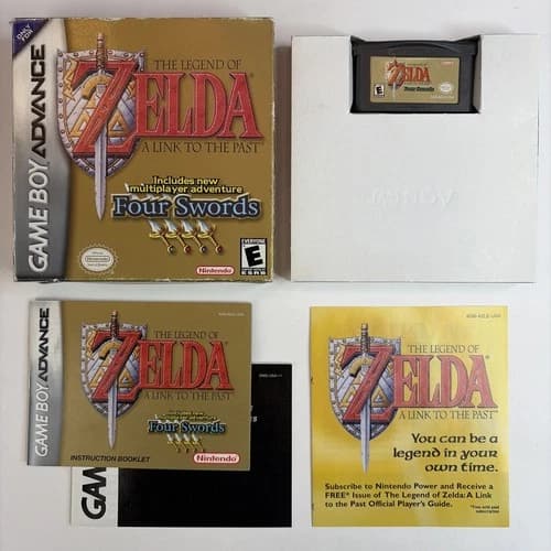 *COMPLETE* Legend of Zelda: A Link to the Past (Game Boy Advance GBA, 2002) Box