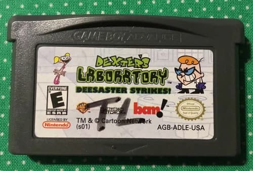 Dexter's Laboratory: Deesaster Strikes Game Boy Advance Cartridge Only Tested