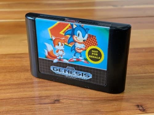 Sonic the Hedgehog 2 ⚡ (Sega Genesis, 1992) 🔥 Cartridge Game Only TESTED 👌