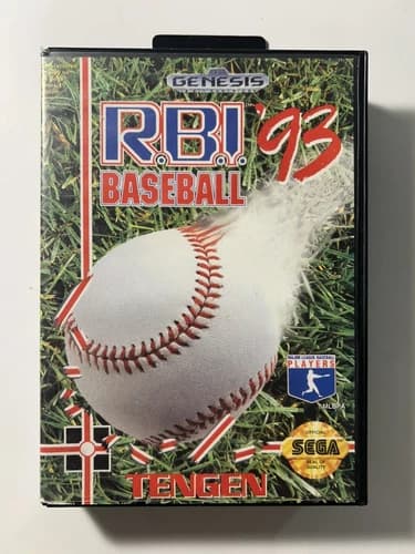 R.B.I. Baseball '93 Sega Genesis Complete - Good Condition, Fast Shipping